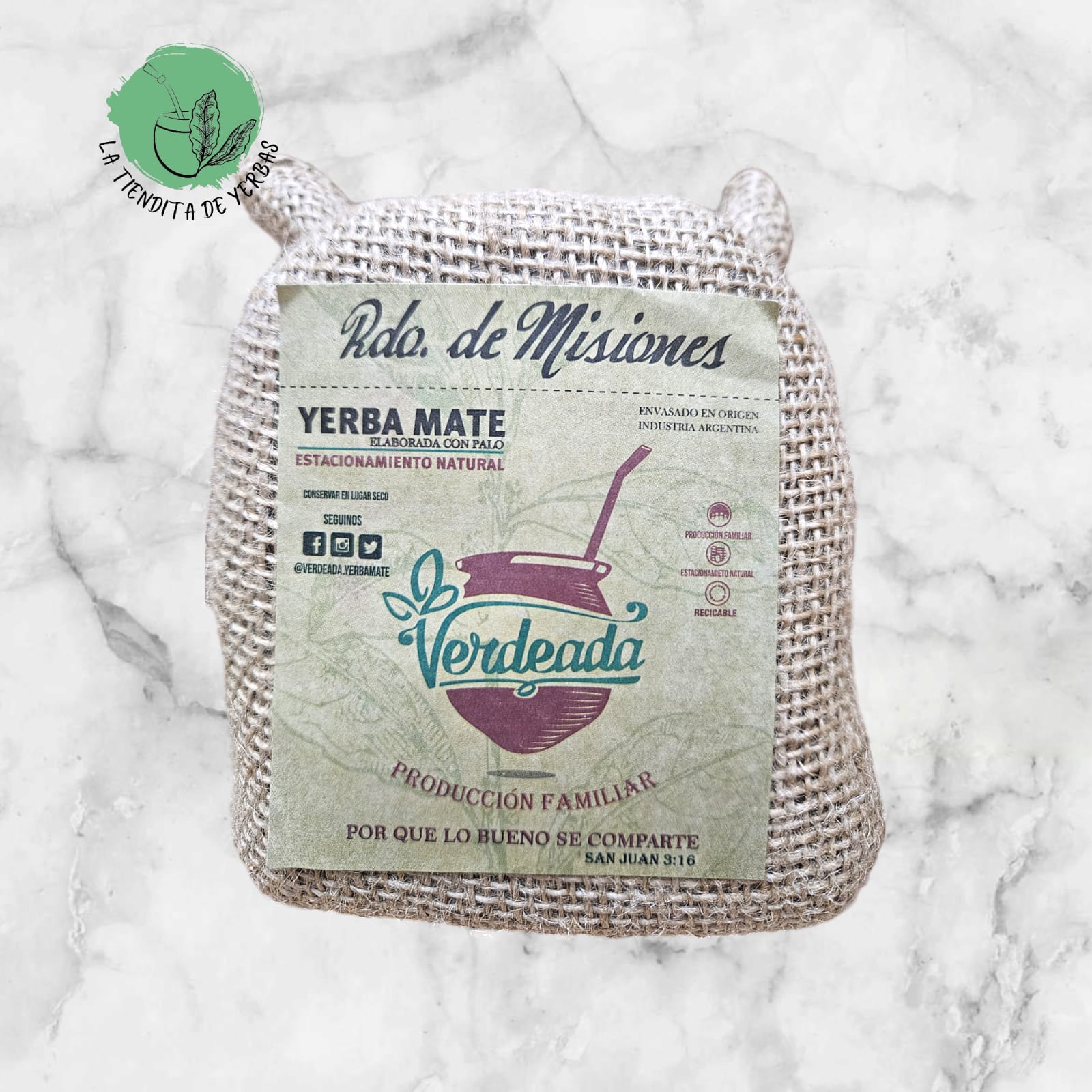 Verdeada Arpillera x 1/4