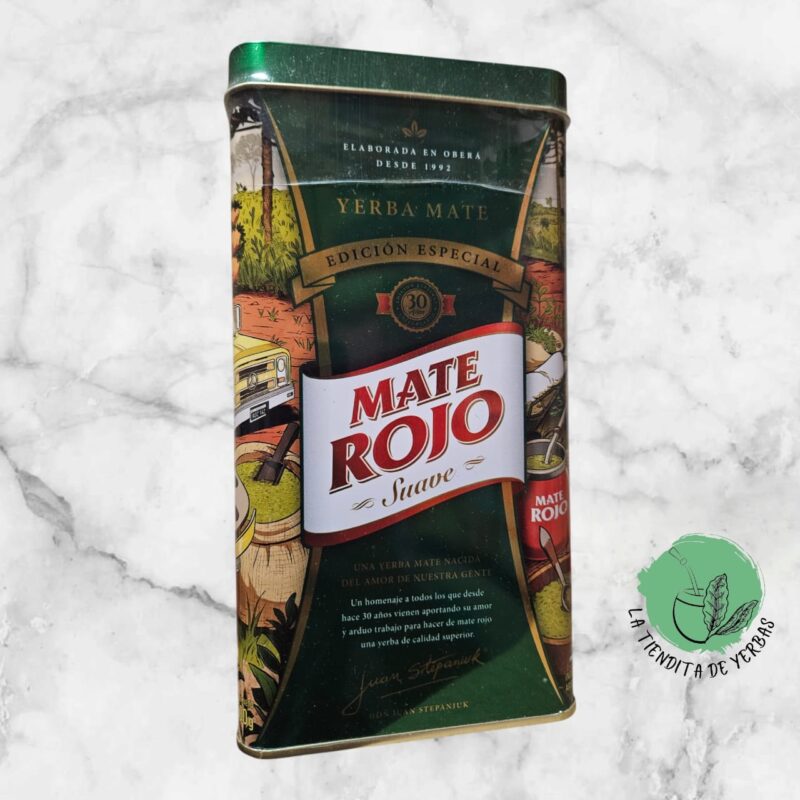 Lata Mate Rojo