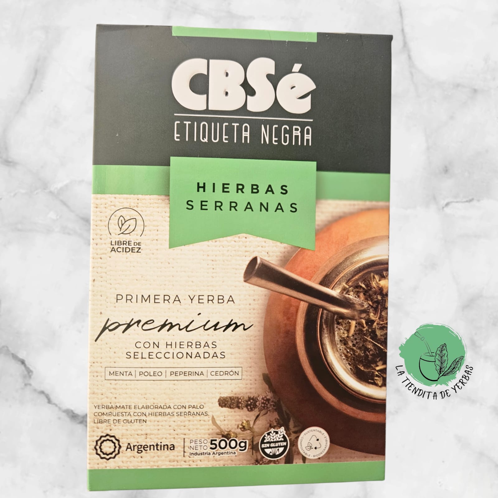 CBSÉ Etiqueta Negra Premium x 500 gr