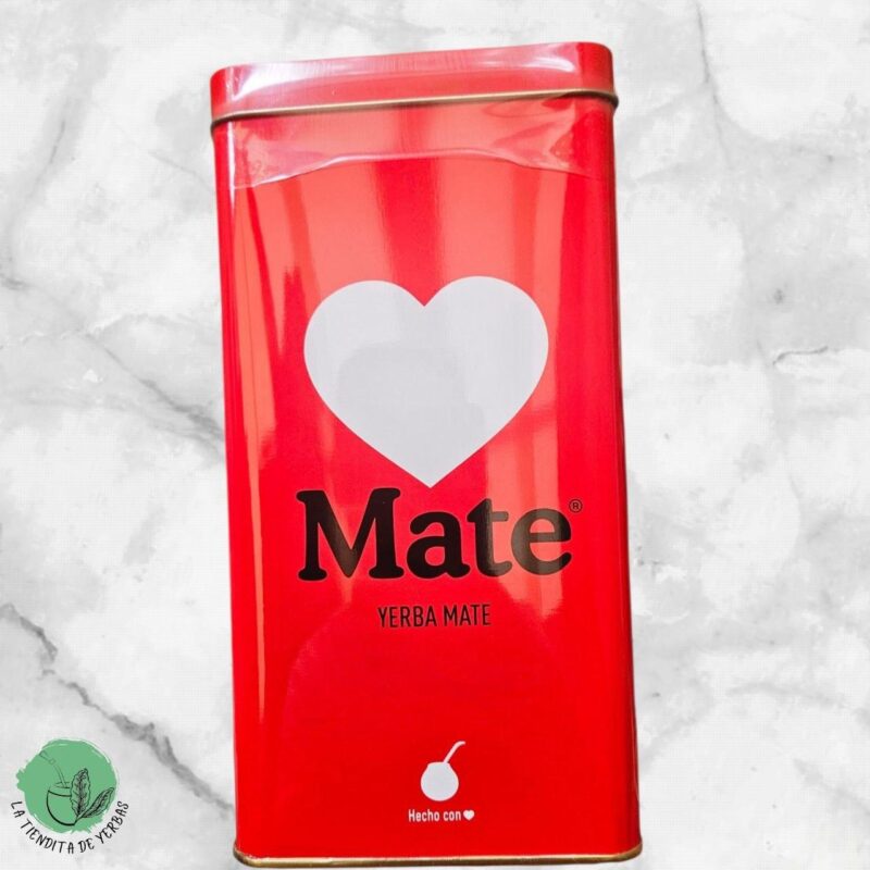Lata yerbera I love Mate x 500 gr