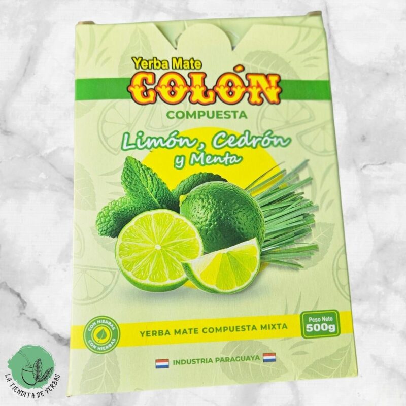 Colón, Limón, Cedrón y menta x 500 gr