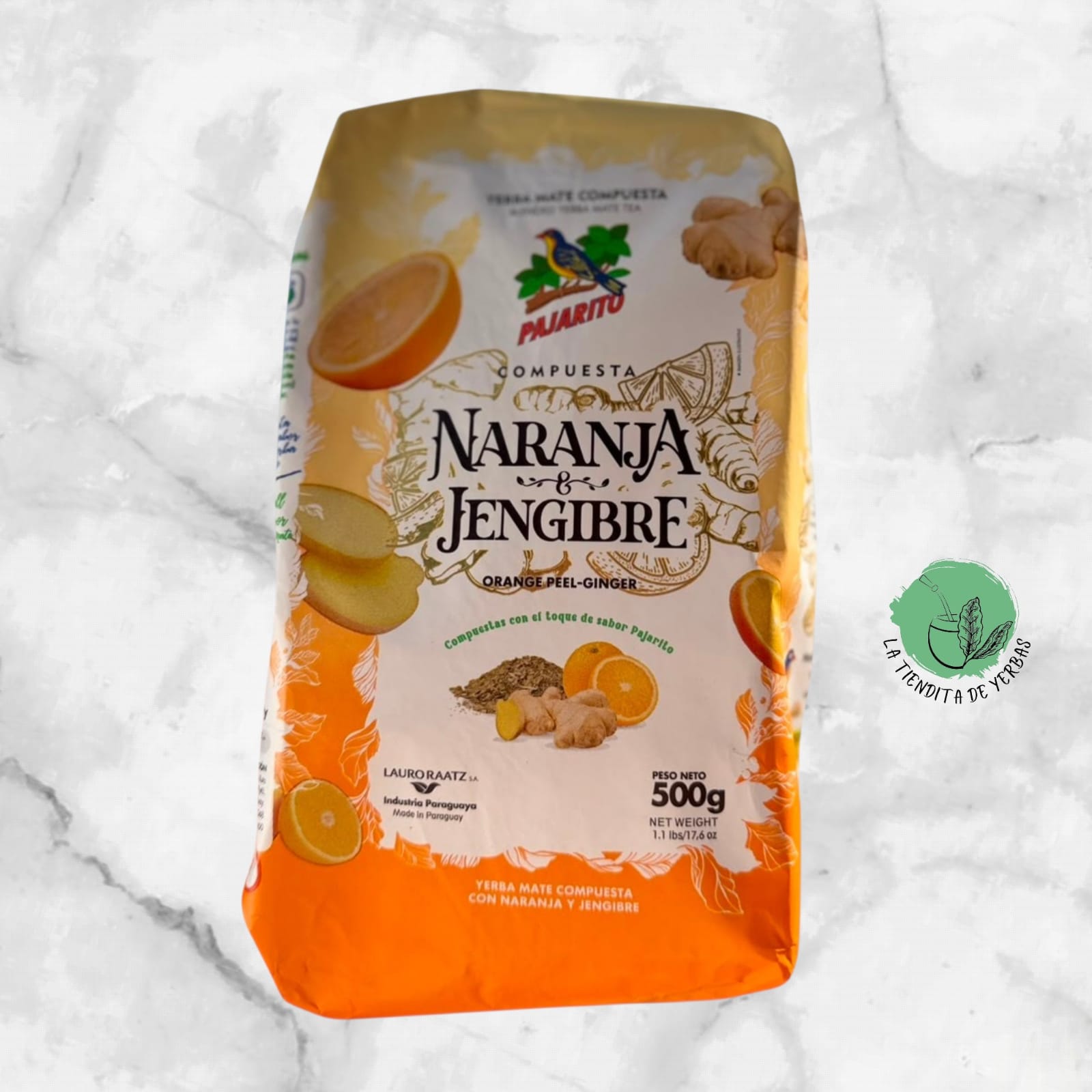 Pajarito Naranja y jengibre x 500 gr